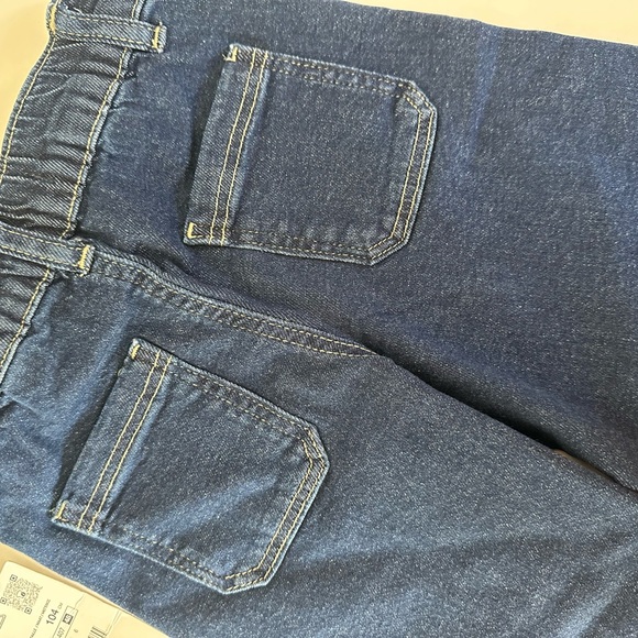 Zara Marine Blue Straight Jeans 4yrs - Picture 2 of 2